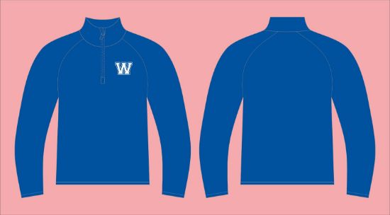 Picture of Quarter Zip Williamsburg Top